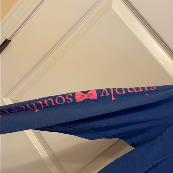 Blue simply southern longsleeve T-shirt - Picture 3 of 5
